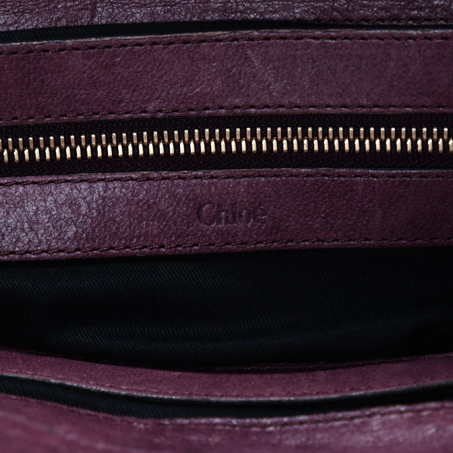 Chloe Tumbled Lambskin Small Ethel Satchel Nutmeg Moka 5 of 9