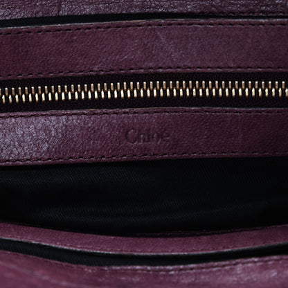 Chloe Tumbled Lambskin Small Ethel Satchel Nutmeg Moka 5 of 9