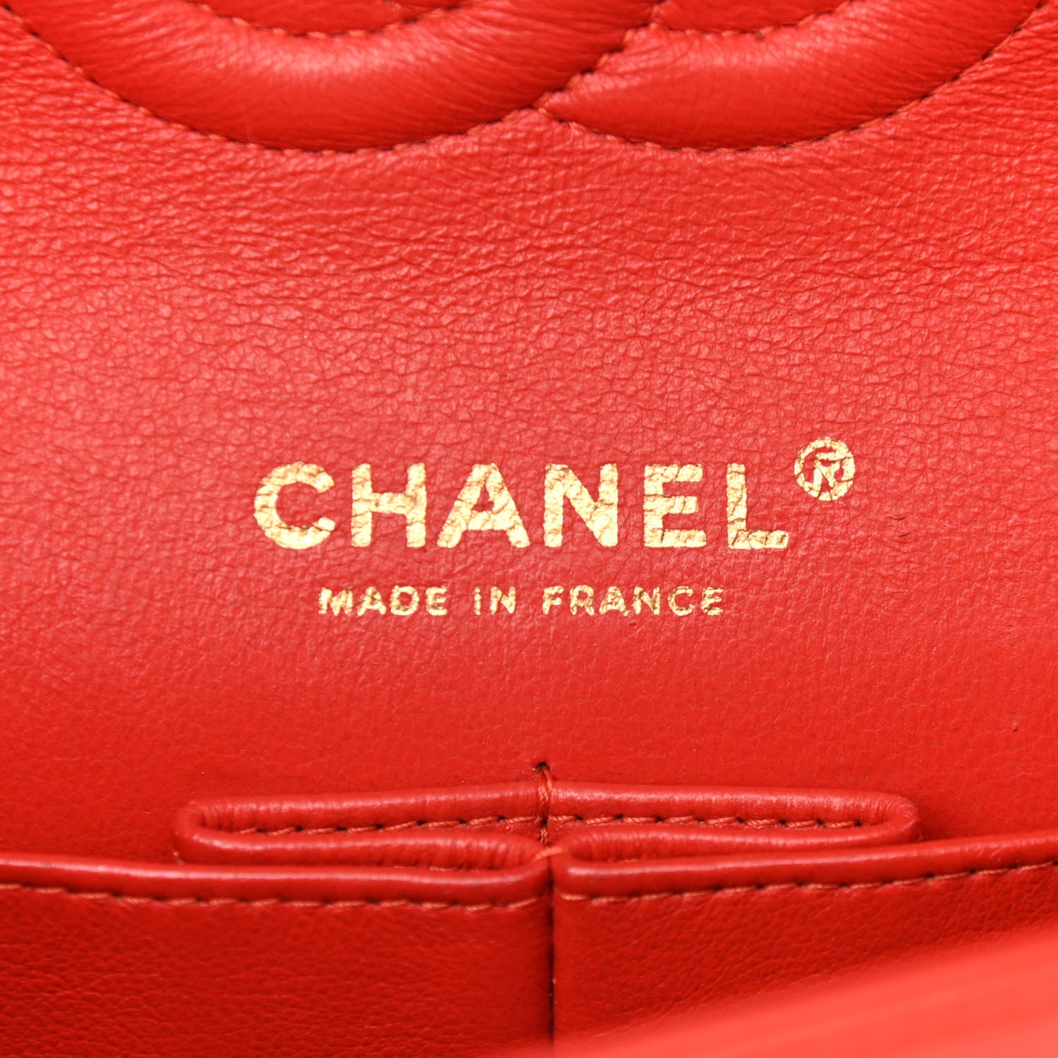 Chanel Lambskin Quilted Medium Double Flap Red 6 of 11