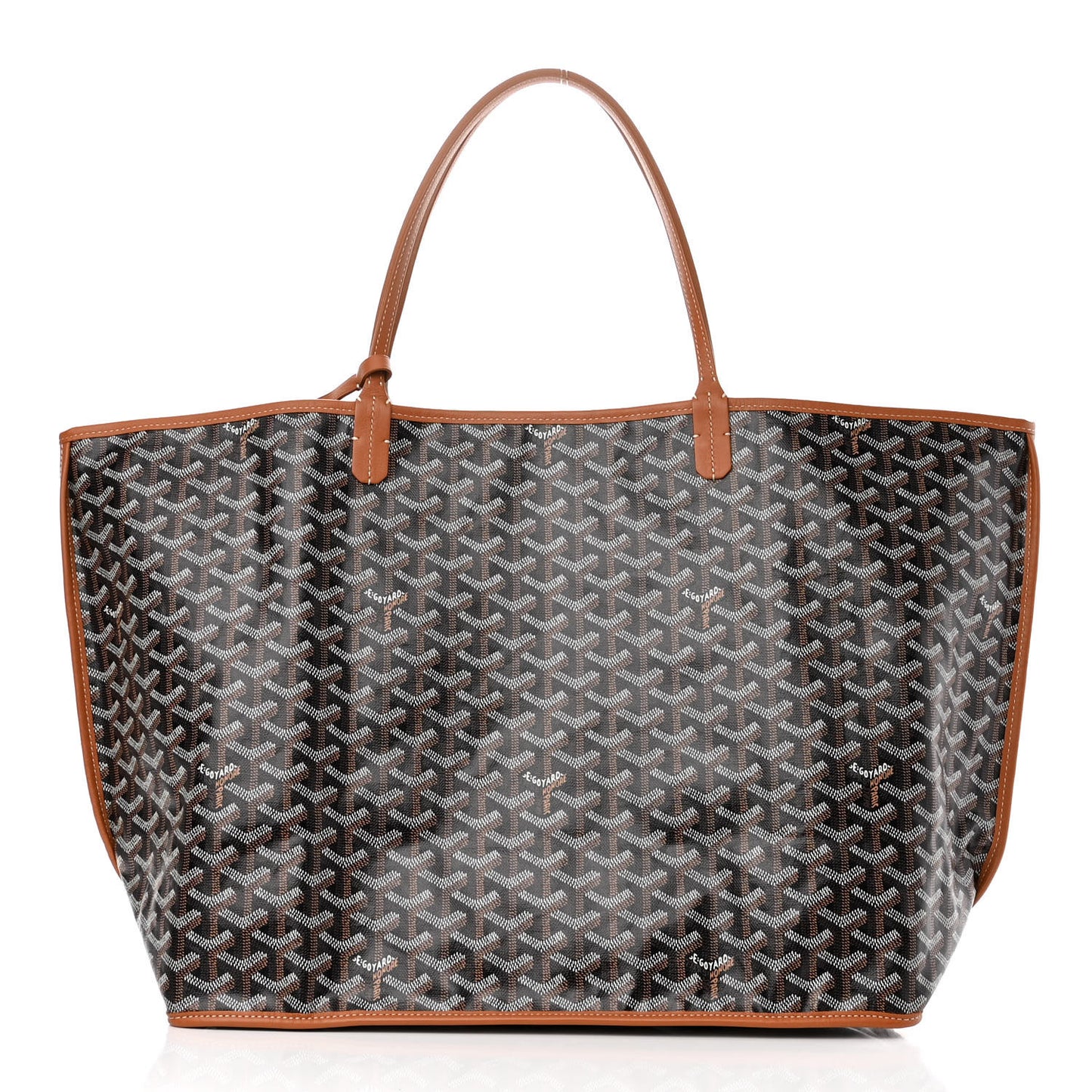 Goyardine Reversible Anjou GM Black Gold