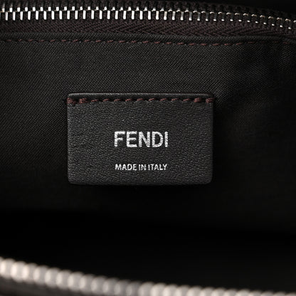 Fendi Vitello Dolce 4 Color Medium By The Way Boston Bag Carbone Grigio Polvere Multicolor 6 of 8