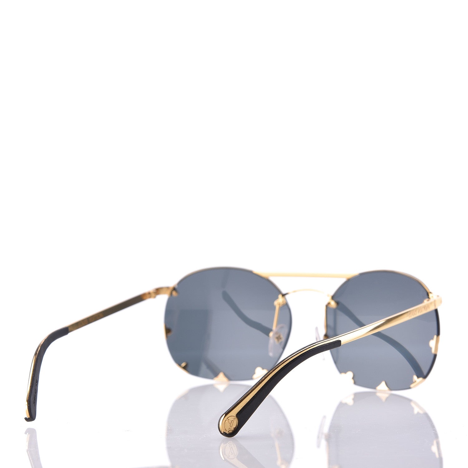 Louis Vuitton Round Diva Sunglasses Z0959U Silver 4 of 7