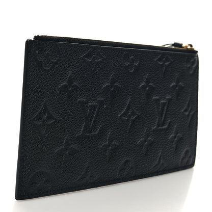Louis Vuitton Empreinte Felicie Chain Wallet Zippered Insert Black 3 of 7