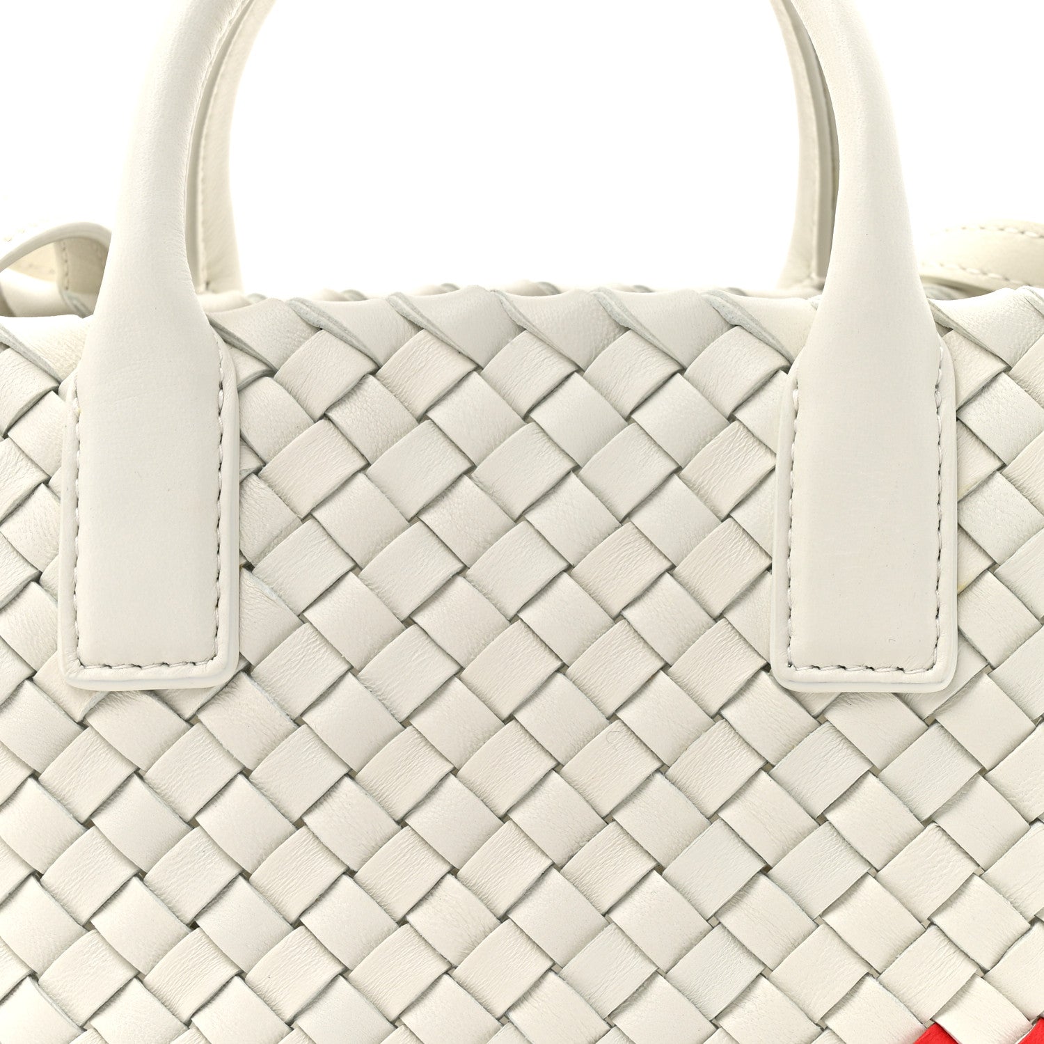 Bottega Veneta Nappa Intrecciato Mini Heart Cabat White 8 of 10