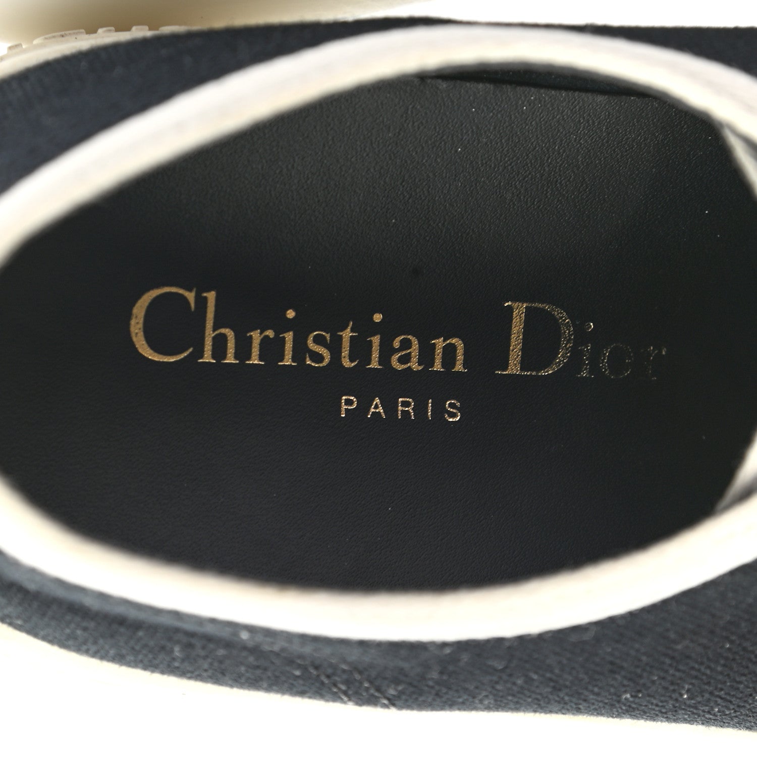 Christian Dior Canvas Walk'N'Dior Low Top Sneakers 39 Black 7 of 9