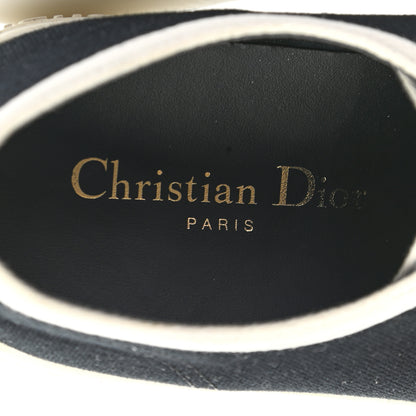 Christian Dior Canvas Walk'N'Dior Low Top Sneakers 39 Black 7 of 9