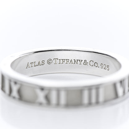 Tiffany Sterling Silver Narrow Atlas Ring 53 6.5 4 of 6