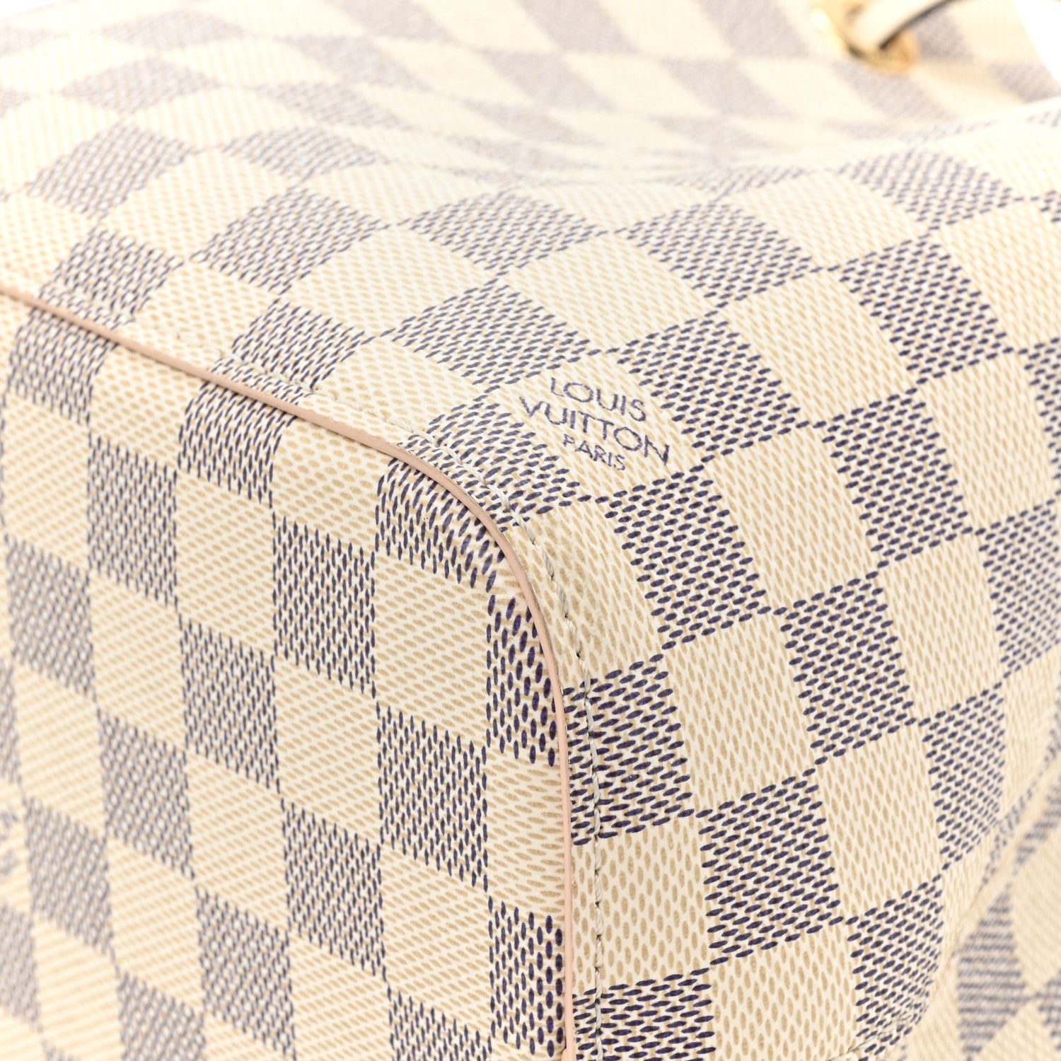 Louis Vuitton Damier Azur Braided Neonoe BB Pink 12 of 15