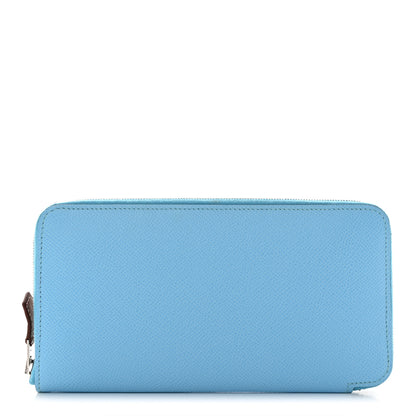 Hermes Epsom Silk'In Wallet Celeste 1 of 8