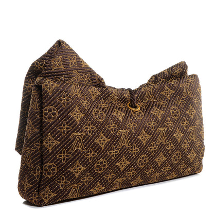 Louis Vuitton Monogram Metisse African Queen Clutch Coconut 3 of 8