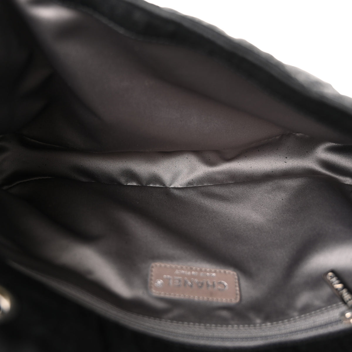 Coated Canvas Quilted Le Marais Flap Black