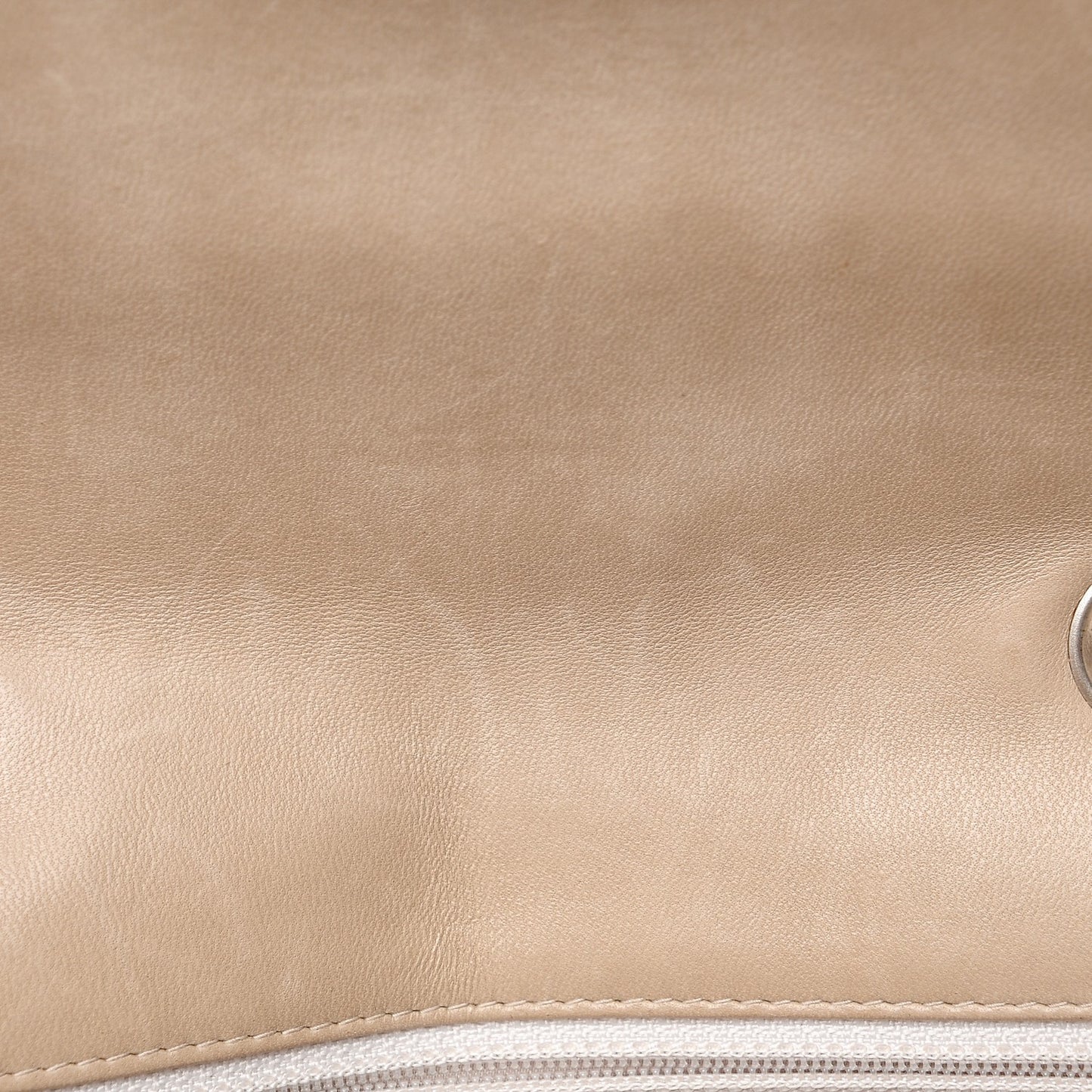 Nylon Medium Travel Flap Light Beige