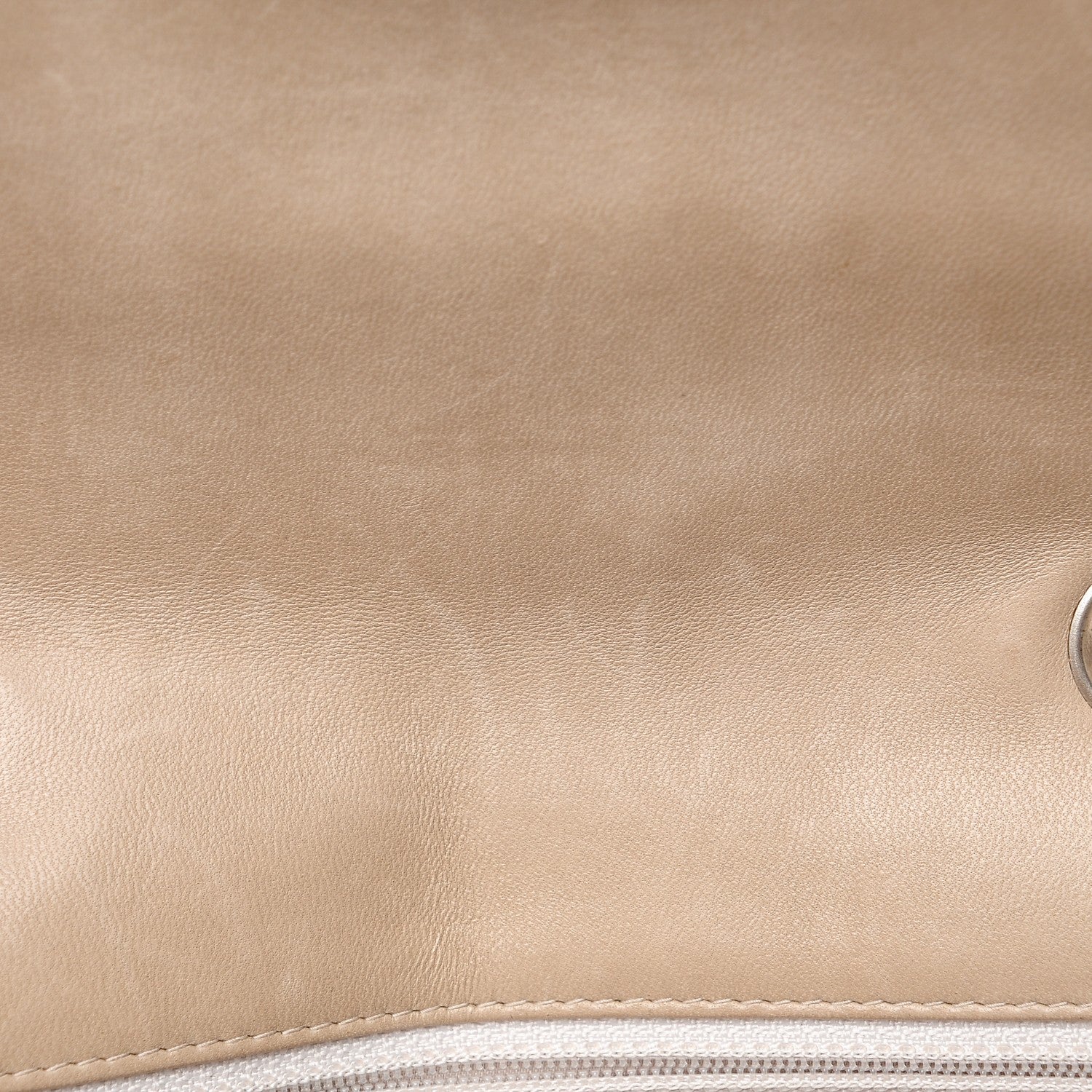 Chanel Nylon Medium Travel Flap Light Beige 8 of 9