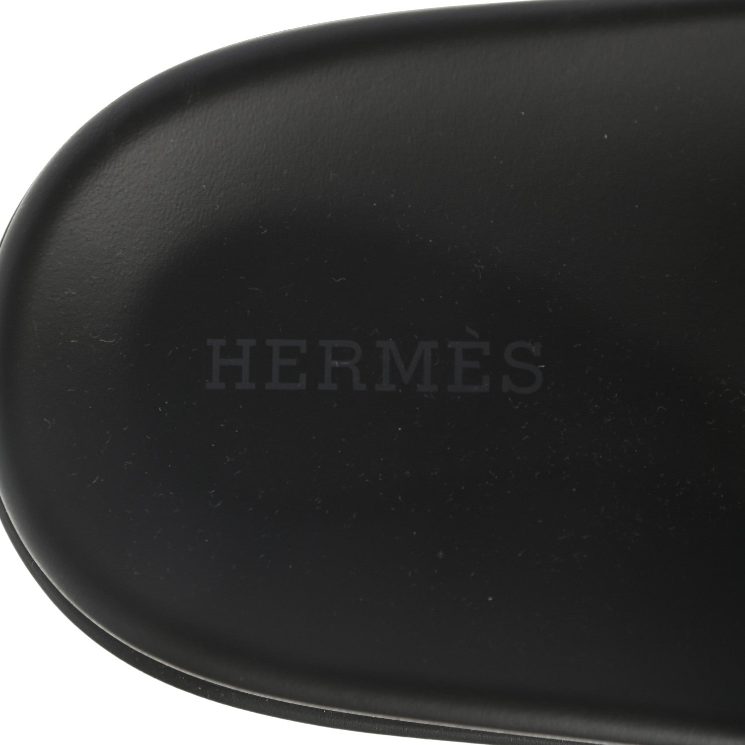 Hermes Nappa Womens Extra Sandals 38.5 Black 7 of 8