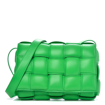 Bottega Veneta Nappa Maxi Intreccio Padded Cassette Crossbody Bag Grass 1 of 8