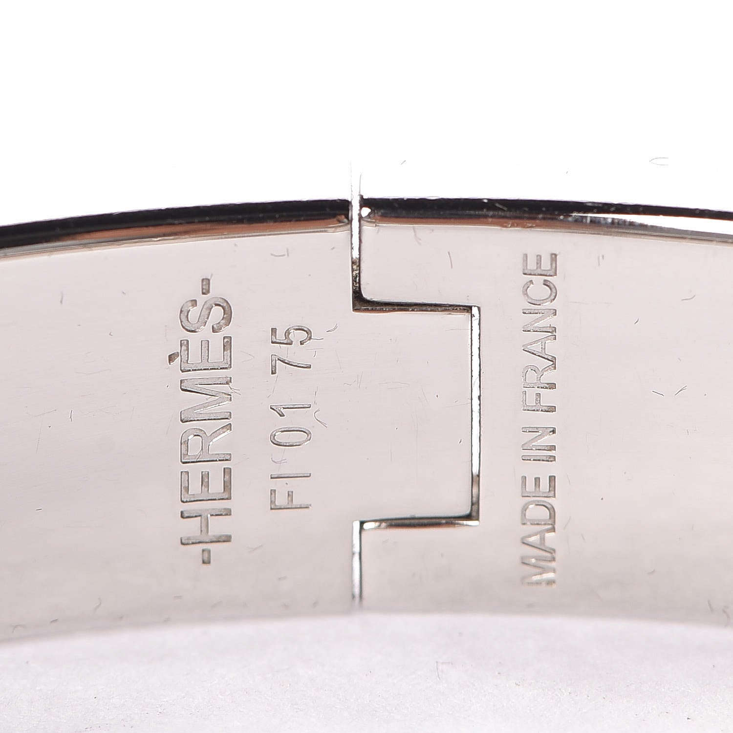 Hermes Enamel Narrow Clic Clac H Bracelet PM Black 3 of 5