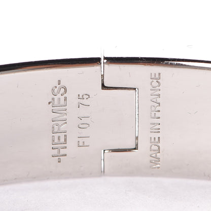 Hermes Enamel Narrow Clic Clac H Bracelet PM Black 3 of 5