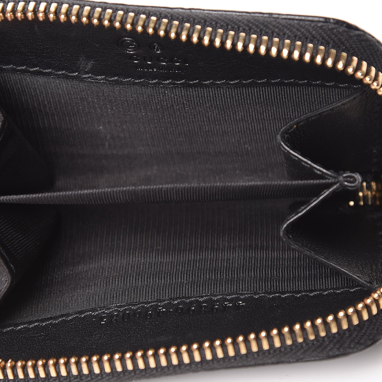 Gucci Microguccissima Zip Around Card Case Black 5 of 8