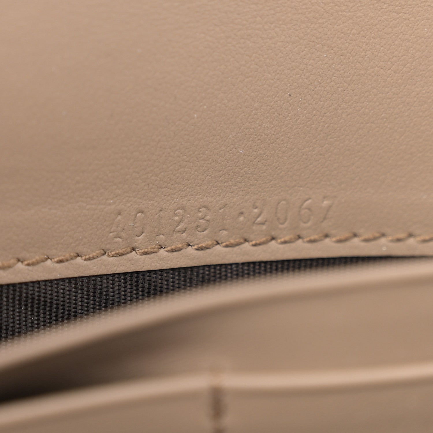 Gucci GG Supreme Monogram Mini Dionysus Chain Wallet Beige Taupe 8 of 13