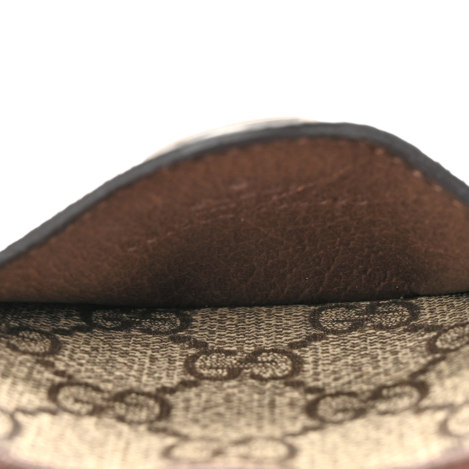 Gucci GG Supreme Monogram Ophidia ID Holder Beige Ebony New Acero 5 of 7