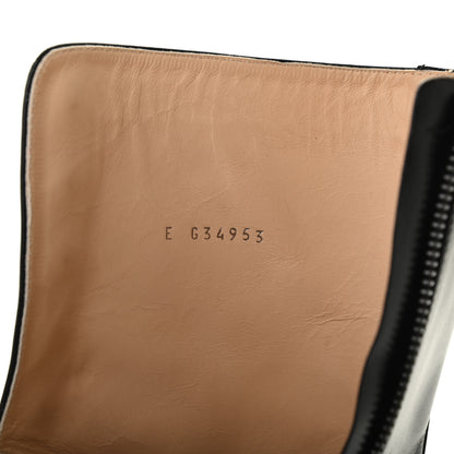 Chanel Calfskin Lace Up Combat Boots 41 Black 10 of 11