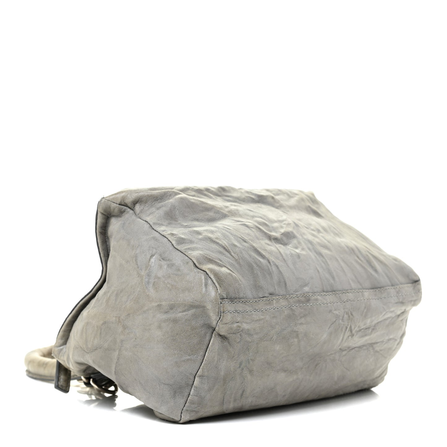 Tumbled Sheepskin Small Pandora Pearl Grey
