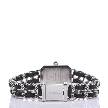 Chanel Stainless Steel Lambskin 20mm Chain Premiere Quartz Watch XL 4 of 6