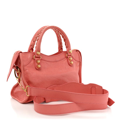 Balenciaga Agneau Giant 12 Gold Hardware Mini City Rose Azalee Rose Jaipur 3 of 16