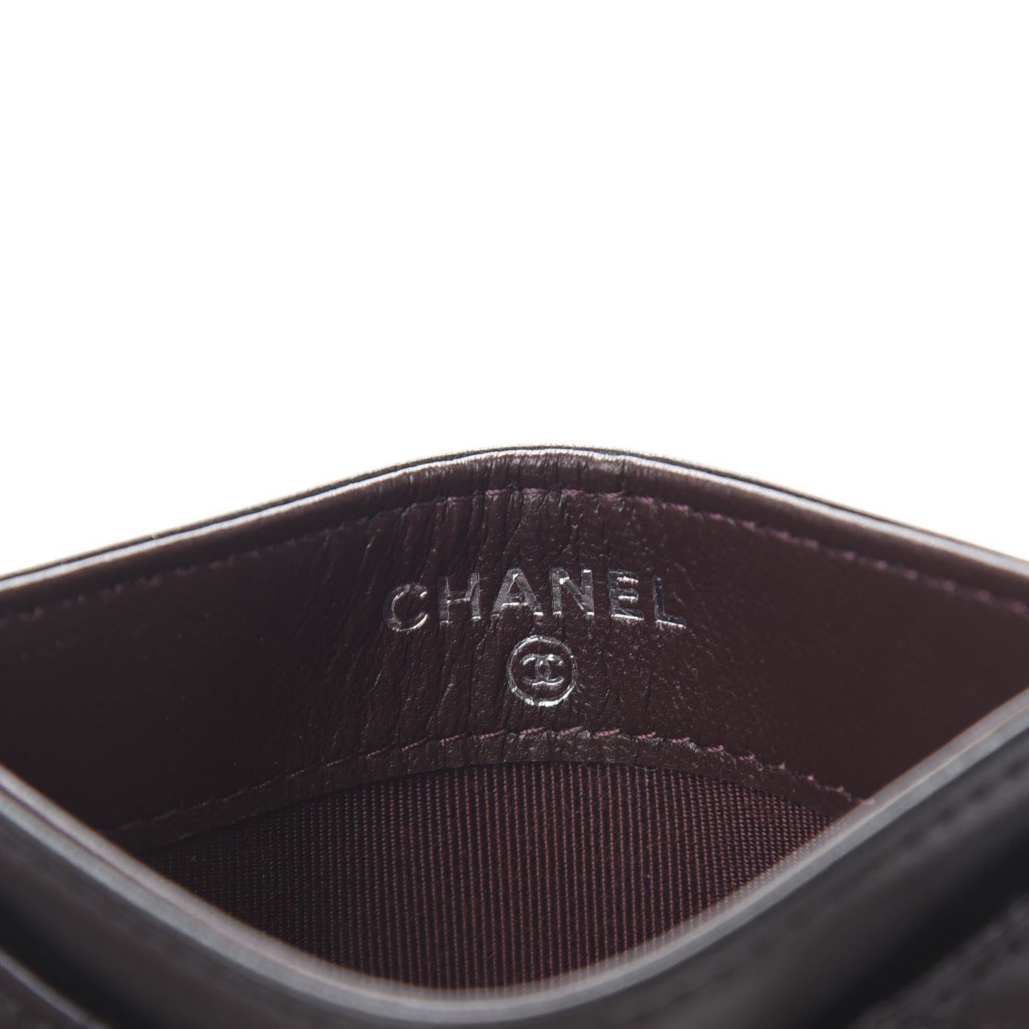 Chanel Lambskin Quilted Card Holder Black 6 of 9