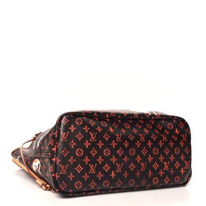 Louis Vuitton Catogram Neverfull MM Marron 5 of 10