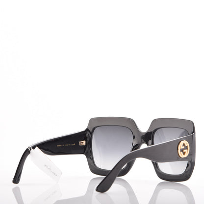 Gucci Acetate Square Frame Sunglasses GG0053S Black 4 of 7