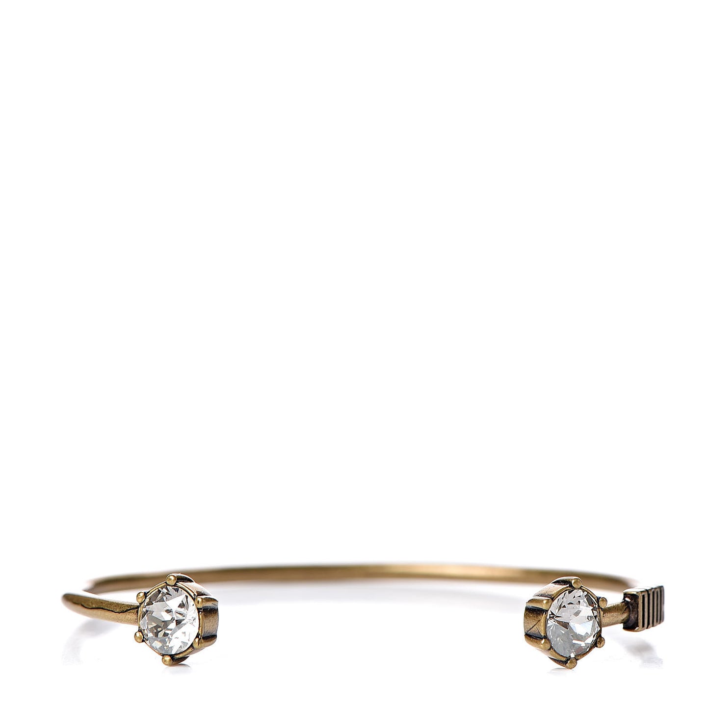 Metal Crystal Dio(r)evolution Bracelet Set Gold