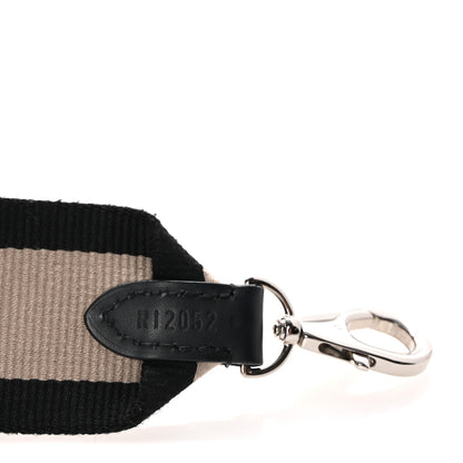 Moynat Canvas Calfskin Logo Strap Black Beige 6 of 7