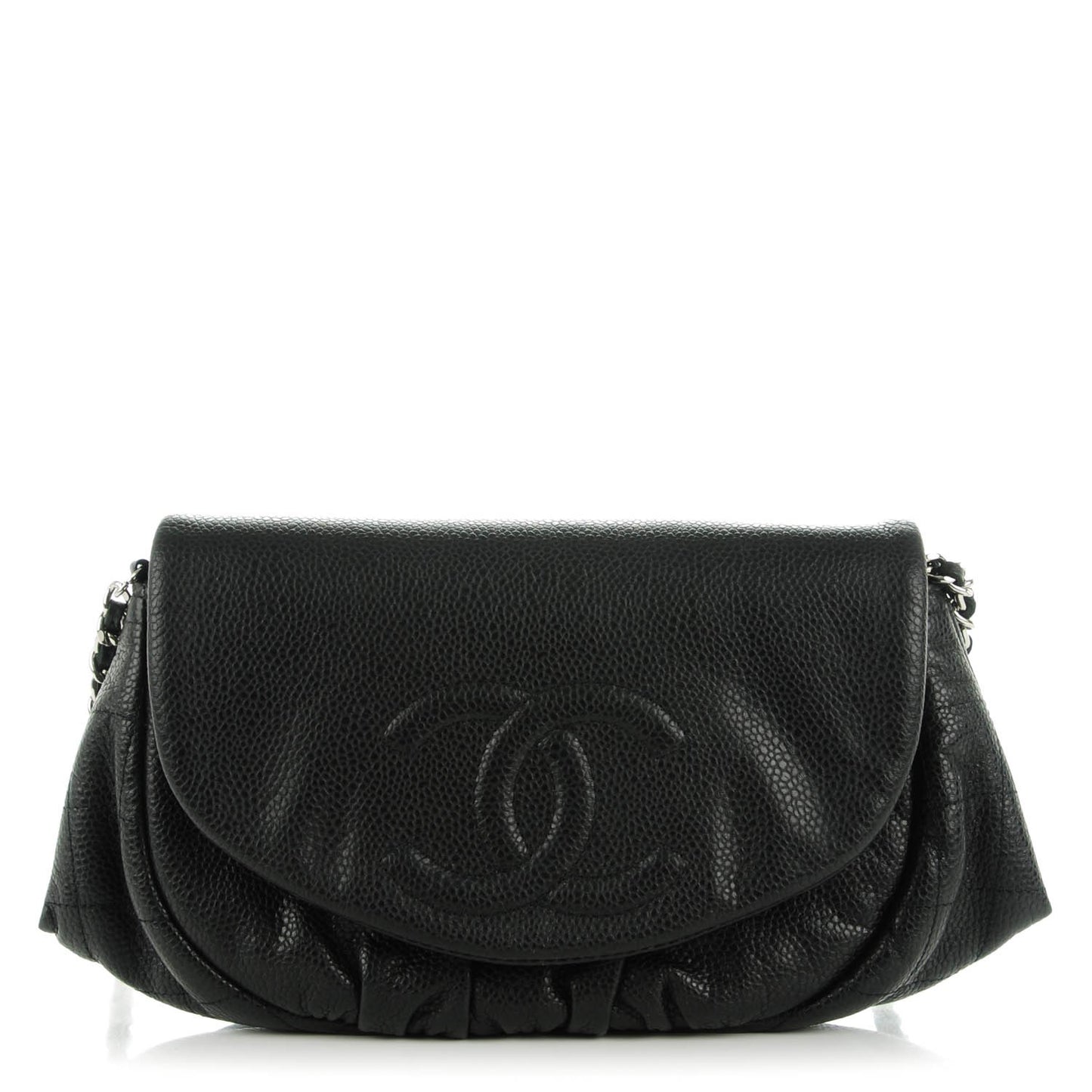 Caviar Half Moon Wallet On Chain WOC Black
