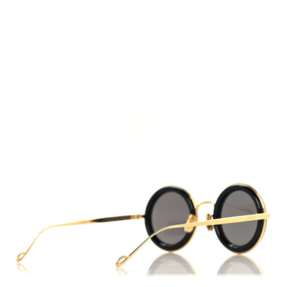 Loewe Acetate Round Sunglasses LW40094U Gold Black 4 of 6