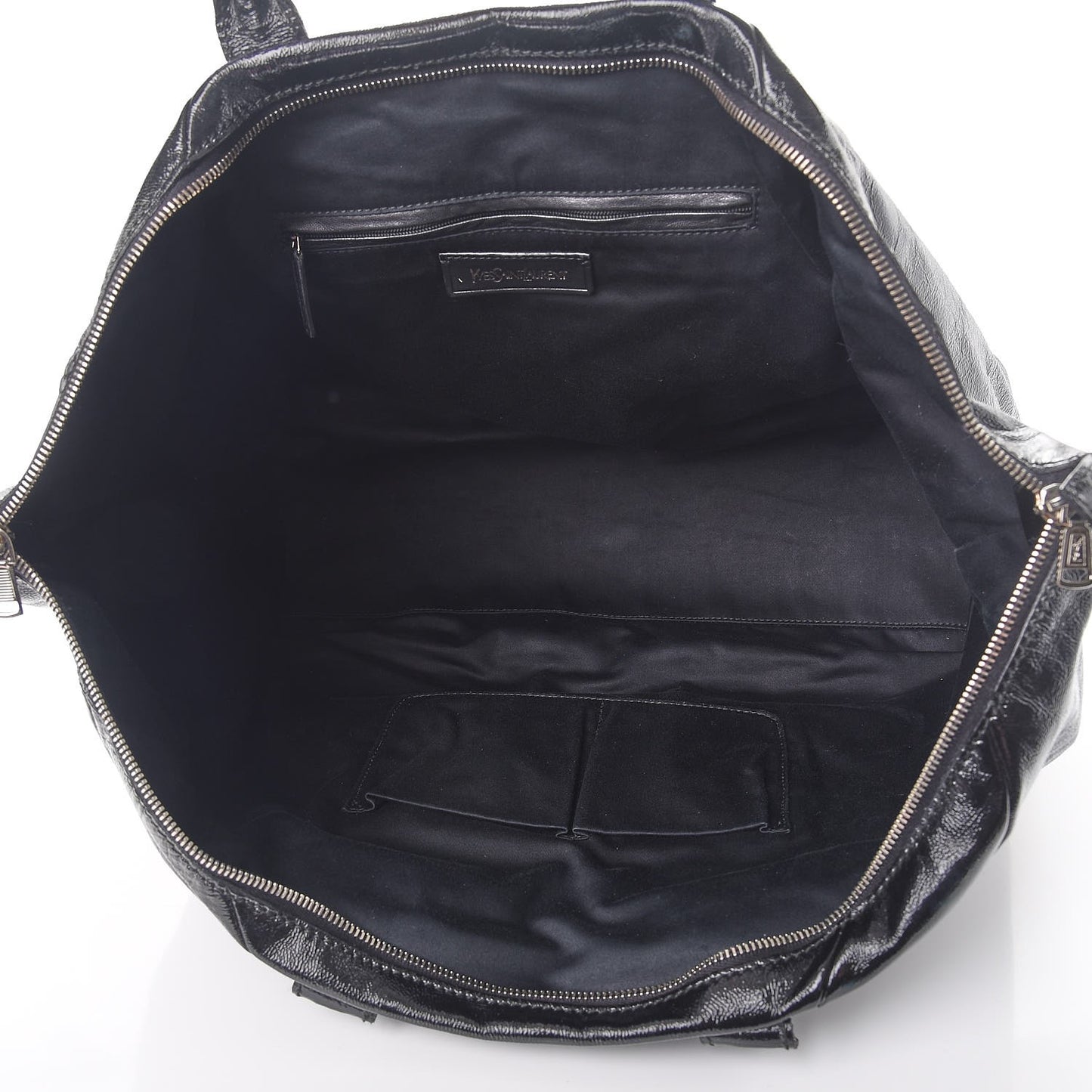 Patent Medium Easy Sac Y Tote Black