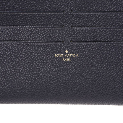 Louis Vuitton Calfskin Felicie Chain Wallet Card Holder Insert Marine Rouge 6 of 6