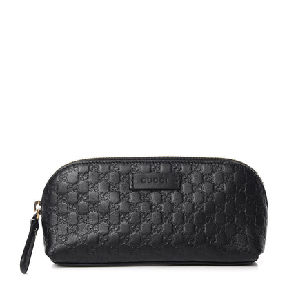 Gucci Guccissima Small Cosmetic Case Black 1 of 9