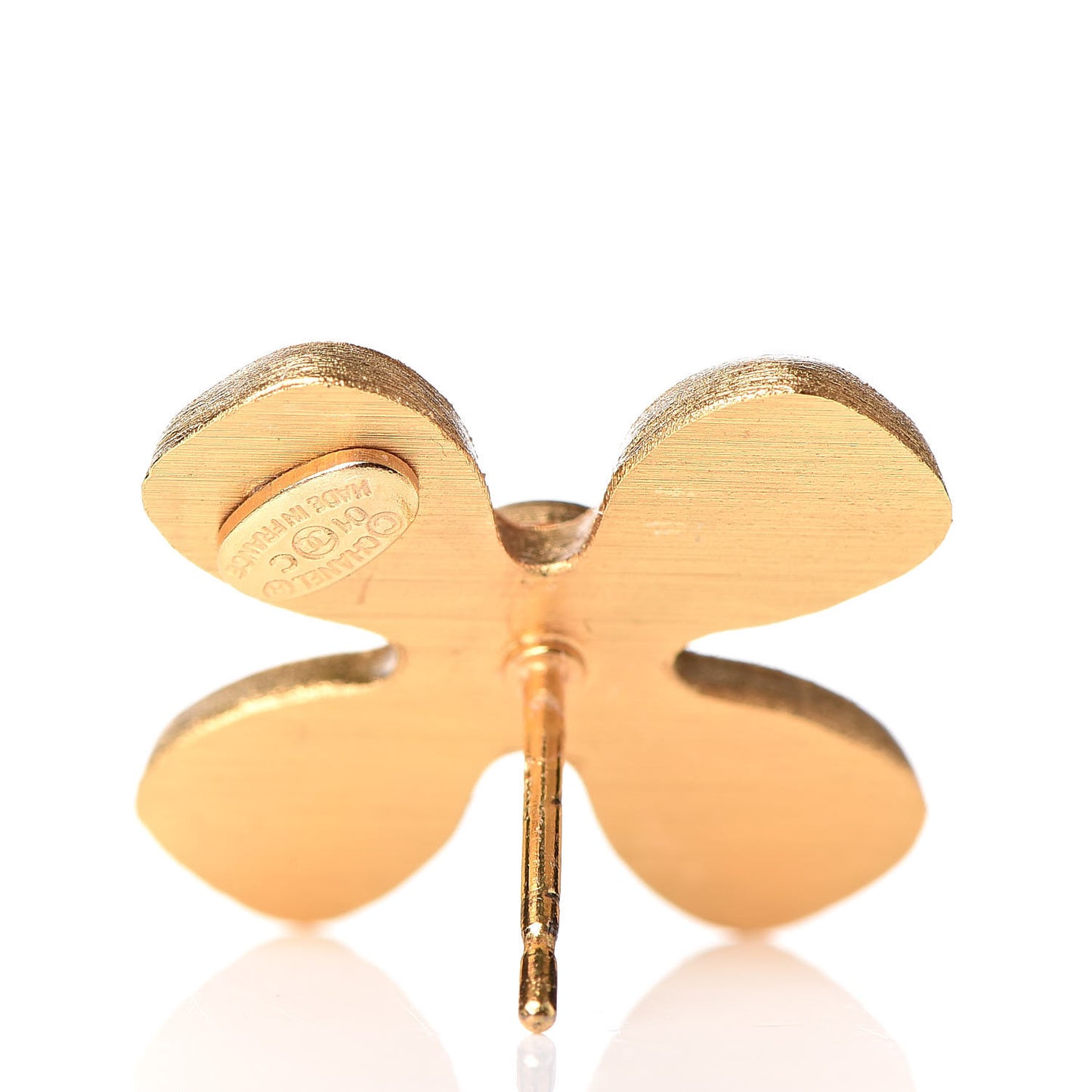 CC Cross Earrings Gold