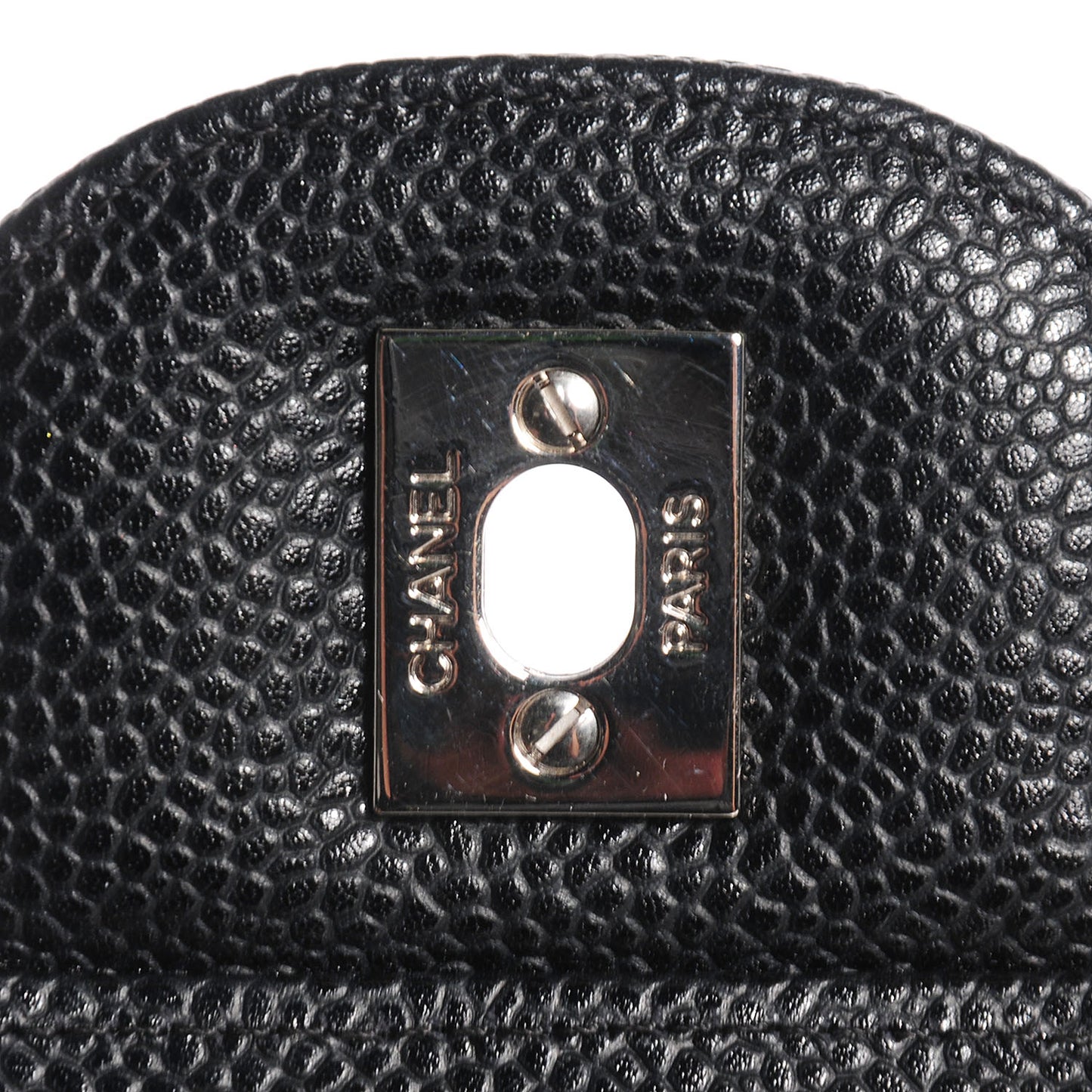 Caviar Jumbo Single Flap Black