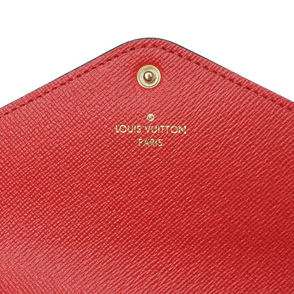Louis Vuitton Damier Ebene Josephine Wallet Red 7 of 9