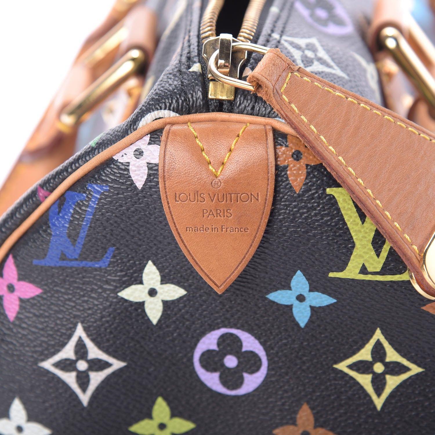 Louis Vuitton Monogram Multicolor Speedy 30 Black 6 of 15