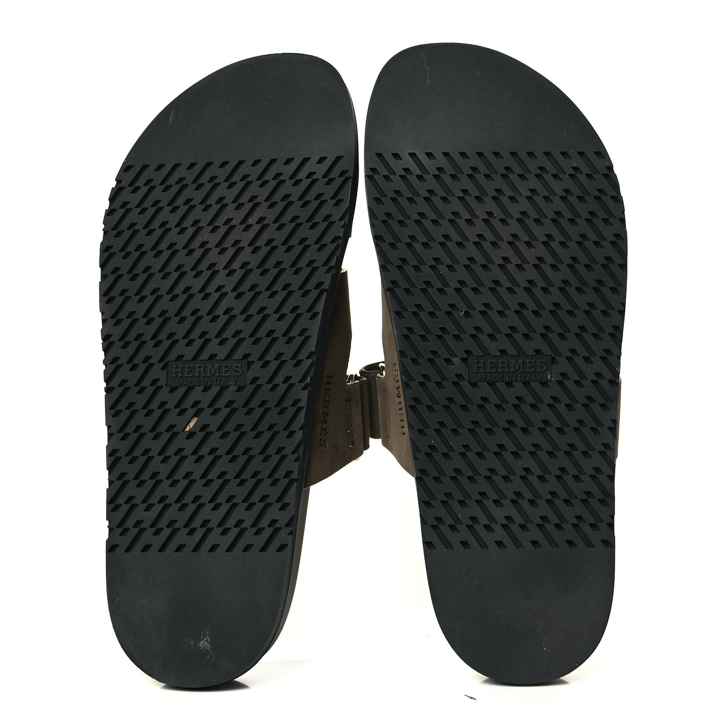 Suede Goatskin Mens Chypre Sandals 43 Vert Army