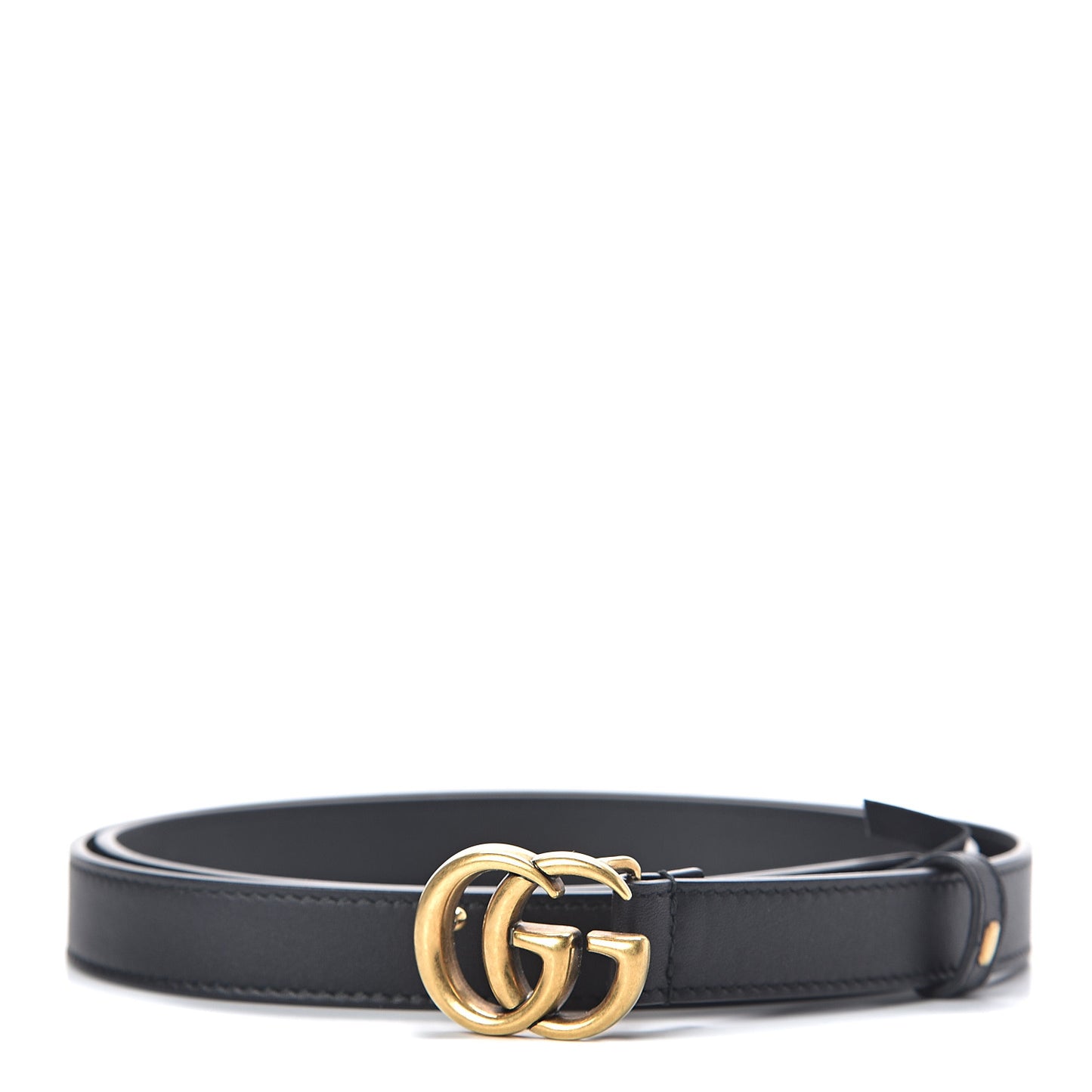 Calfskin Double G 20mm Belt 95 38 Black