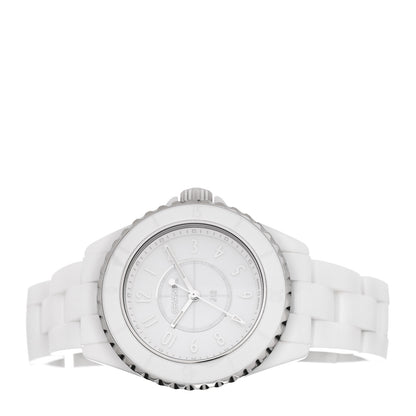 Chanel Stainless Steel Ceramic 33mm J12 Phantom Quartz Watch White 2 of 4
