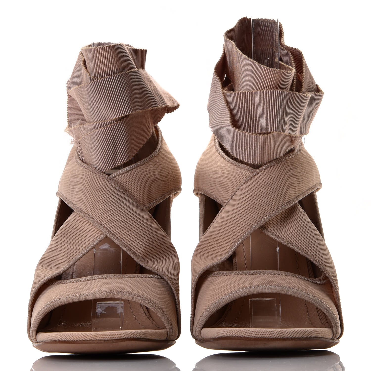 Christian Dior Micro Resille Alena Etoile Sandals 37.5 Nude 2 of 8