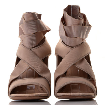 Christian Dior Micro Resille Alena Etoile Sandals 37.5 Nude 2 of 8