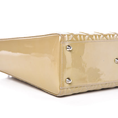 Christian Dior Patent Cannage Large Lady Dior Beige 13 of 16