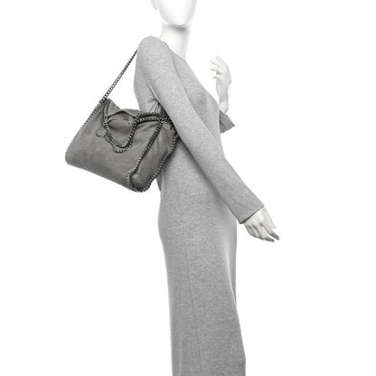 Stella McCartney Shaggy Deer Falabella Fold Over Tote Grey 2 of 11