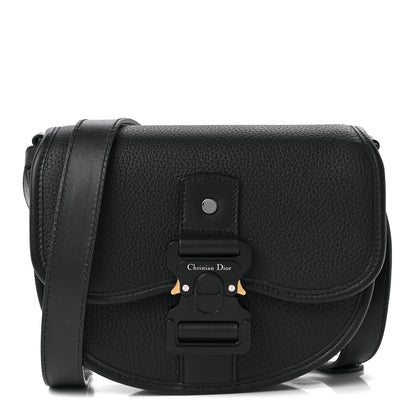 Christian Dior Grained Calfskin Mini Gallop Bag With Strap Black 1 of 10